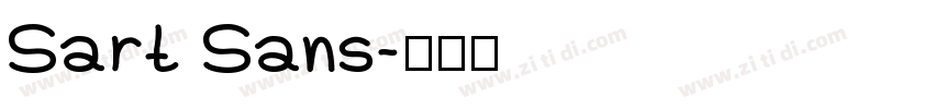 Sart Sans字体转换